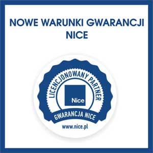 Nowe warunki gwarancji Nice